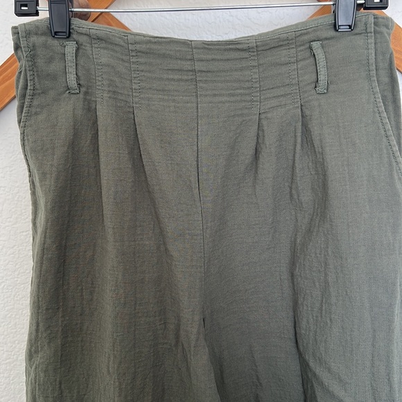 BP olive wide leg cropped pants - Picture 3 of 5